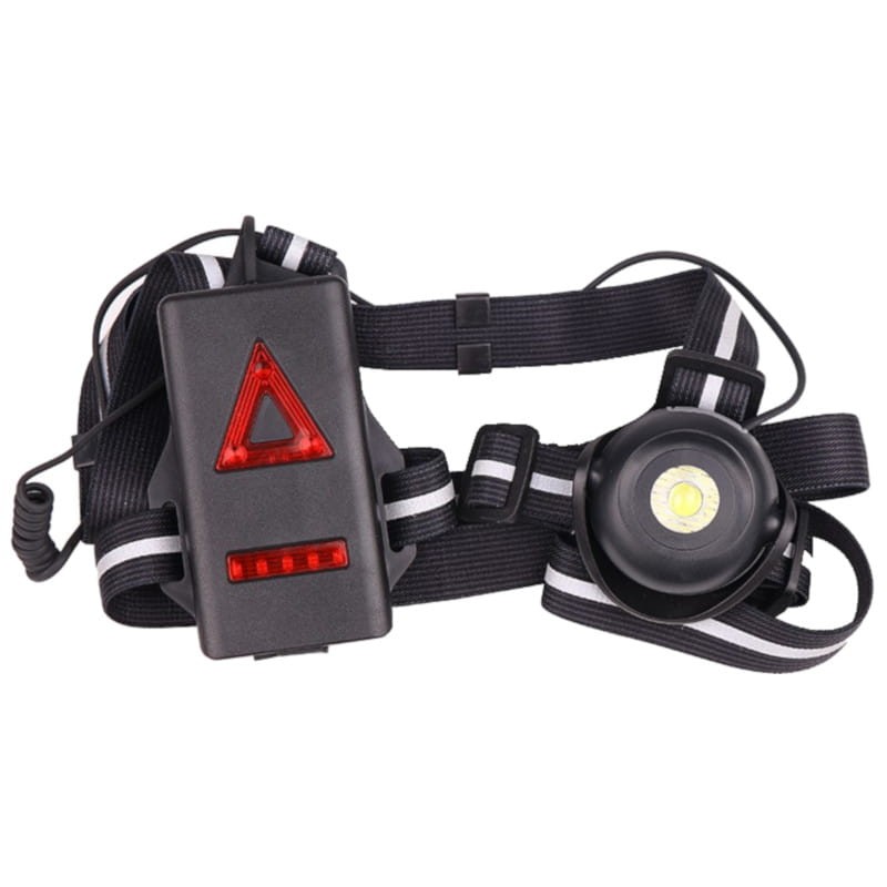 Luz traseira e frontal LED de Segurança para Running/Caminhada Preta - Item