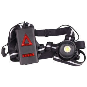 Luz Trasera y Delantera LED de Seguridad para Running/Caminar Negro