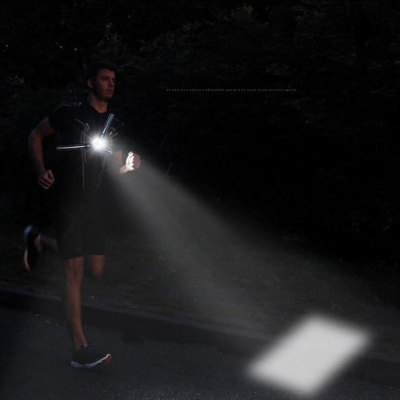 Luz traseira e frontal LED de Segurança para Running/Caminhada Preta - Item4