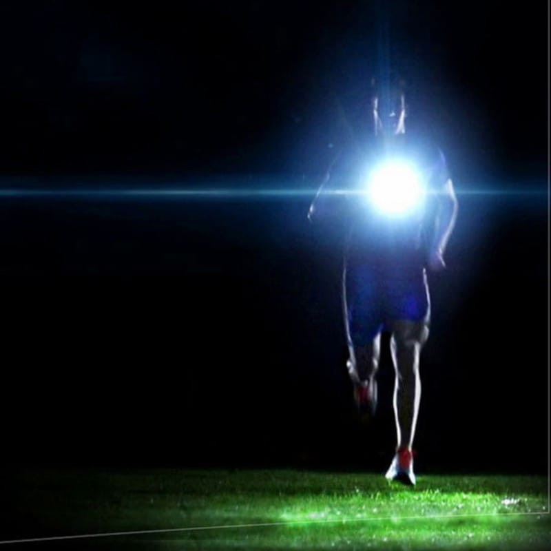 Luz traseira e frontal LED de Segurança para Running/Caminhada Preta - Item5