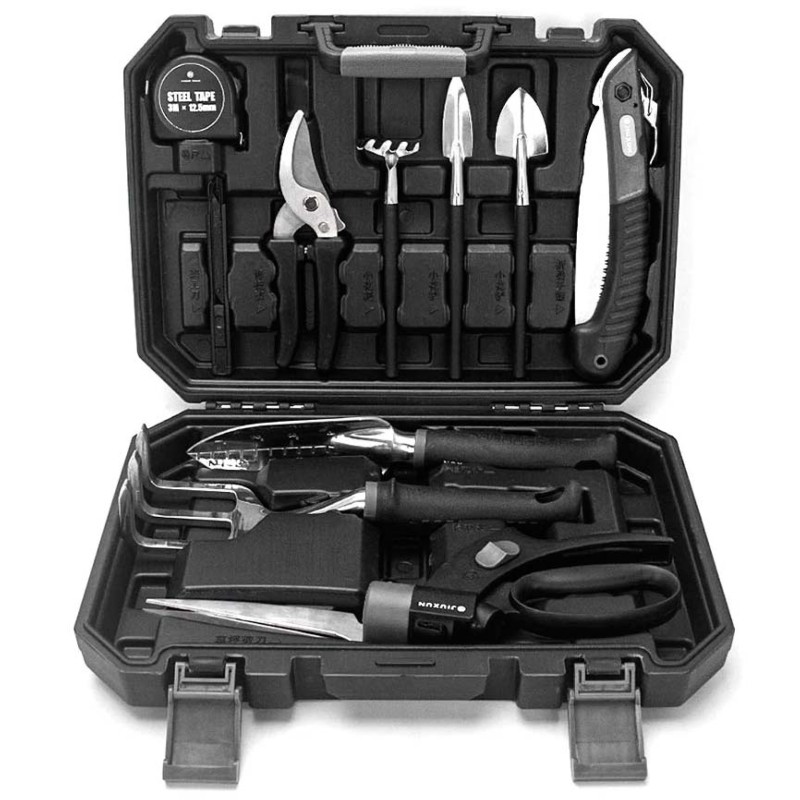 Boîte d'Outils Jiuxun 10 en 1 pour Jardin