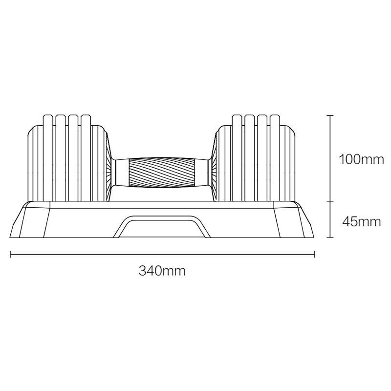 Mancuerna Ajustable Xiaomi FED Dumbbell 10Kg - Ítem8