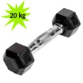 Mancuerna Hexagonales Rubber de 20kg - Ítem