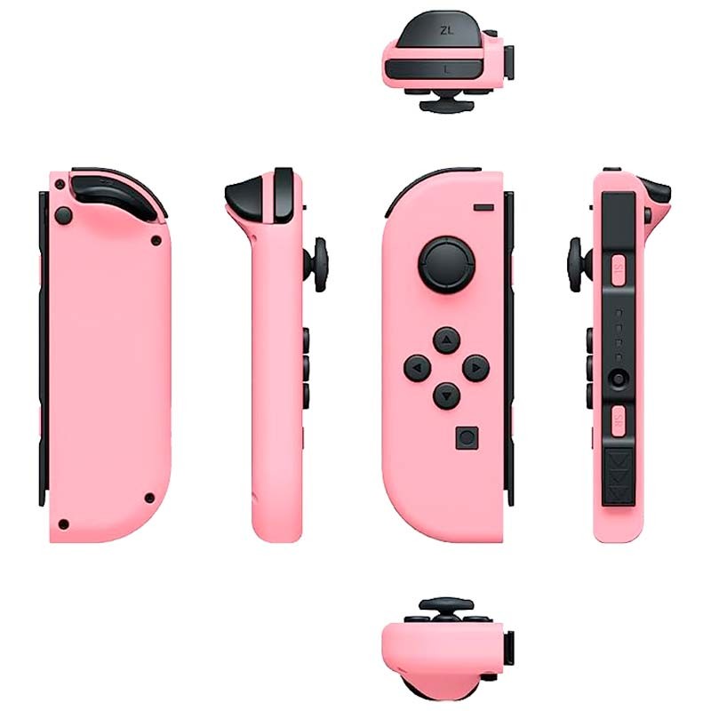 Conjunto de controladores Joy-Con rosa (L) e amarelo (R) compatíveis com Nintendo Switch - Item1