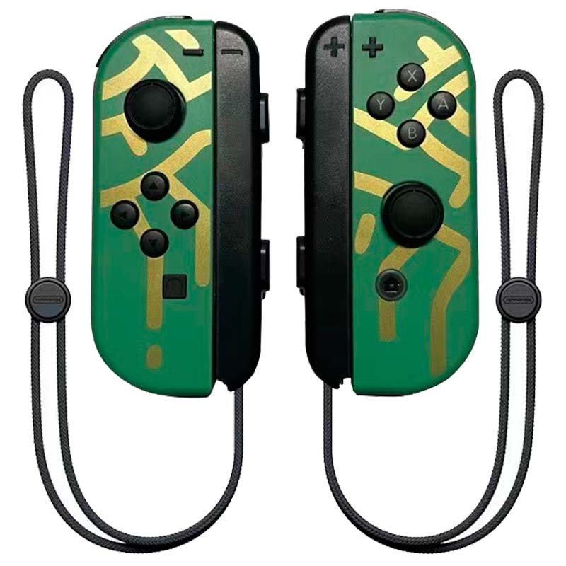 Conjunto de controladores Joy-Con L+R desenho Tears 2 Verde compatíveis com Nintendo Switch - Item