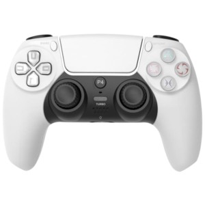 Manette PS4 Powergaming P49 Blanche