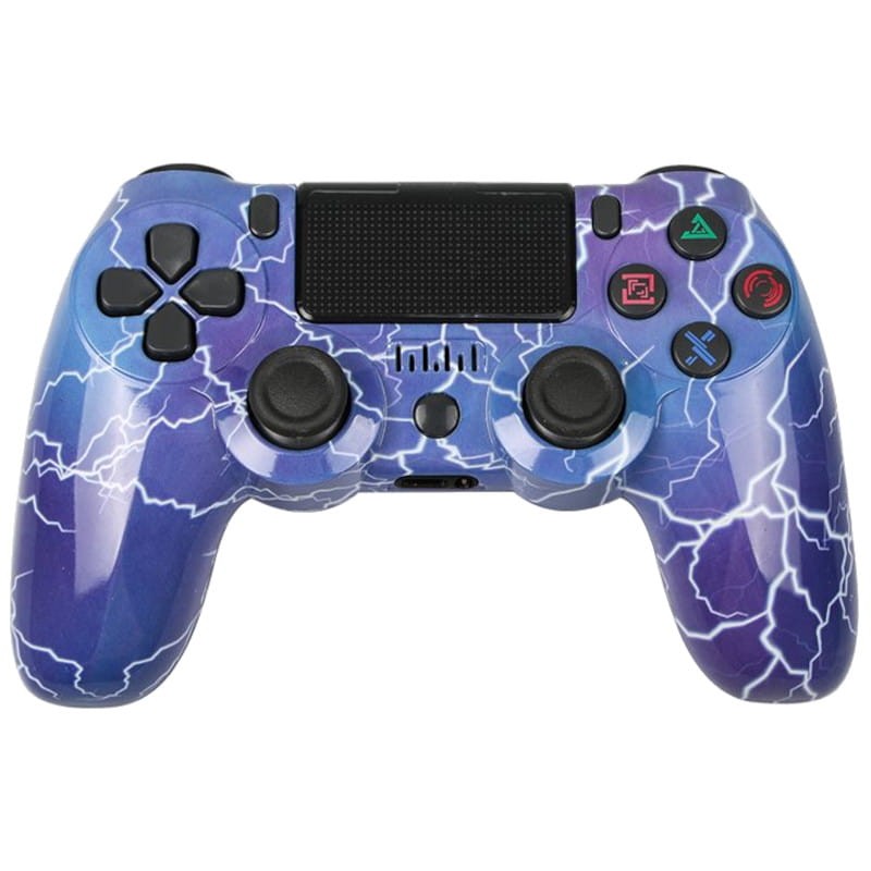 Mando PS4 Powergaming V2 - Azul Camuflaje - Conexión Bluetooth