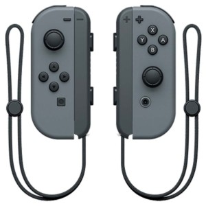 Conjunto de comandos Joy-Con L+R Cinzento compatíveis com Nintendo Switch
