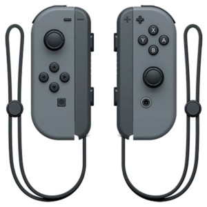 Ensemble de manettes Joy-Con L+R Gris compatibles avec Nintendo Switch