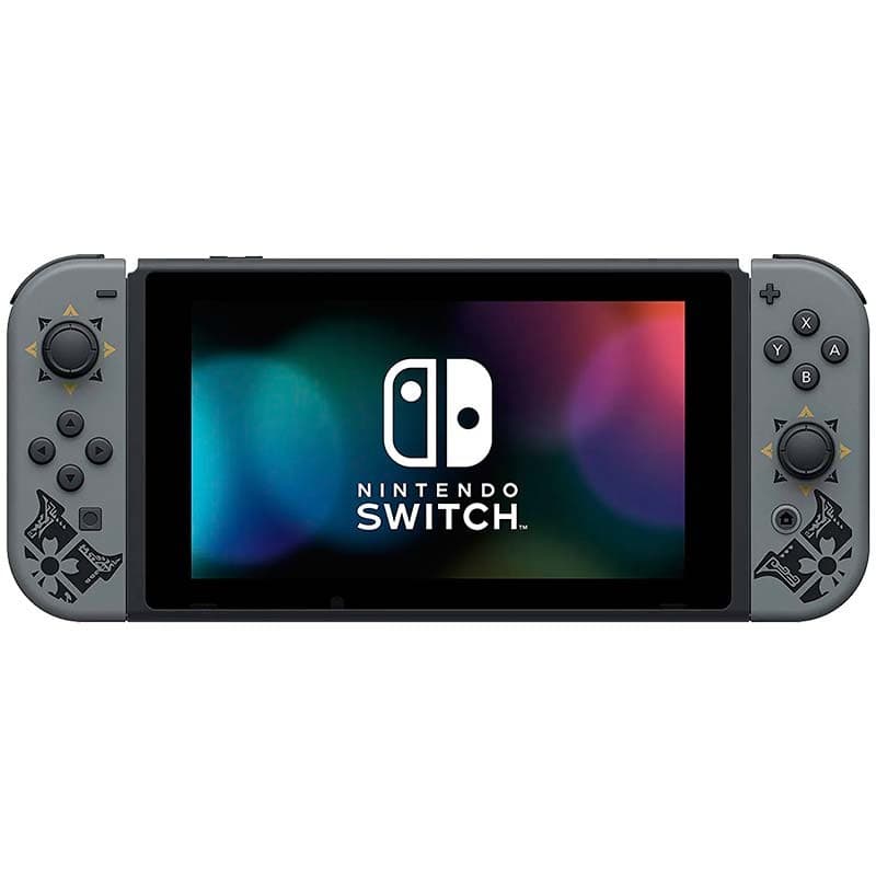 Vista frontal do conjunto de comandos Joy-Con I+D Monster design compatível com Nintendo Switch