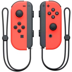 Conjunto de comandos Joy-Con L+R Vermelho compatíveis com Nintendo Switch