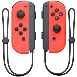 Ensemble de manettes Joy-Con L+R Rouge compatibles avec Nintendo Switch