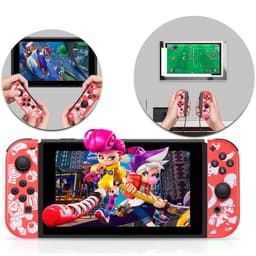 modo consola portátil del Juego de mandos Joy-Con I+D diseño Rojo M compatibles con Nintendo Switch