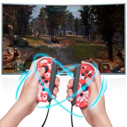 giroscopio del Juego de mandos Joy-Con I+D diseño Rojo M compatibles con Nintendo Switch