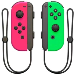 Conjunto de comandos Joy-Con L+R Design Splat compatíveis com Nintendo Switch