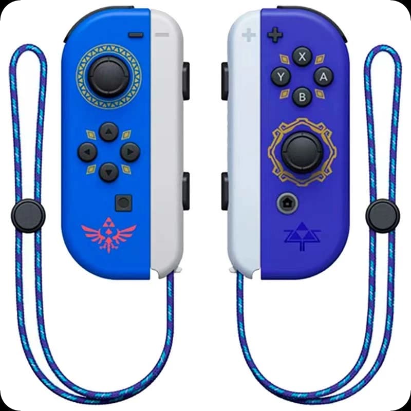 Conjunto de comandos J-C L+R Azul/Roxa Sword compatíveis com Nintendo Switch