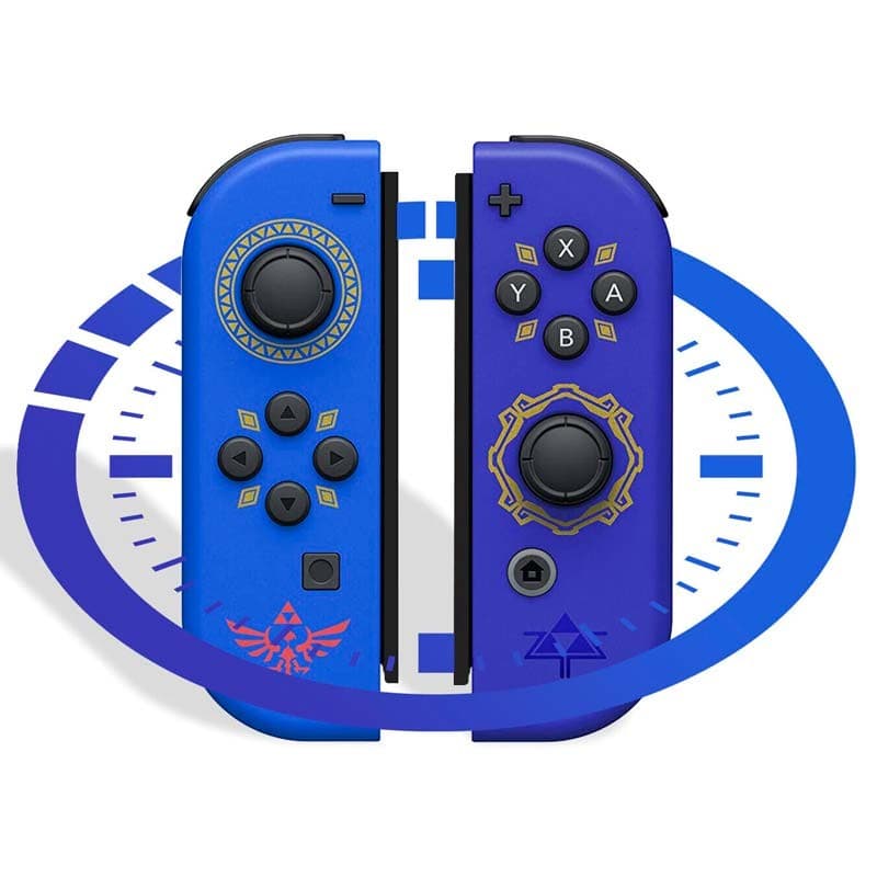 Botões do Conjunto de comandos Joy-Con L+R Design Sword compatíveis com Nintendo Switch
