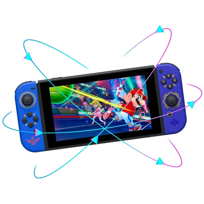 Giroscópio do Conjunto de comandos Joy-Con L+R Design Sword compatíveis com Nintendo Switch