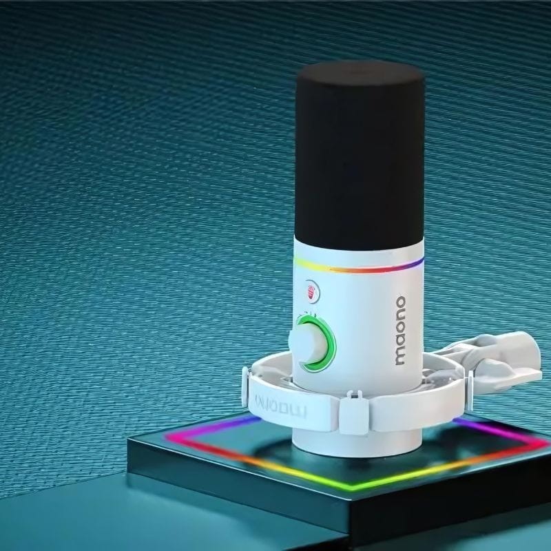 Maono PD200x RGB Blanco - Micrófono USB para Grabación y Transmisión en PC - Ítem5