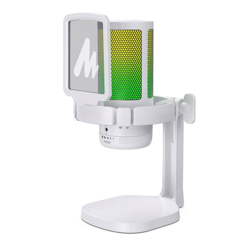 Maono DGM20 RGB Branco - Microfone USB para Gravação e Streaming no PC - Item3