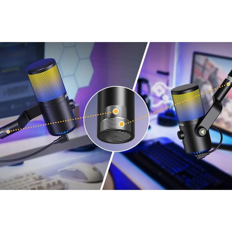 Maono DM30RGB RGB Preto - Microfone USB para Gravação e Streaming no PC - Item7