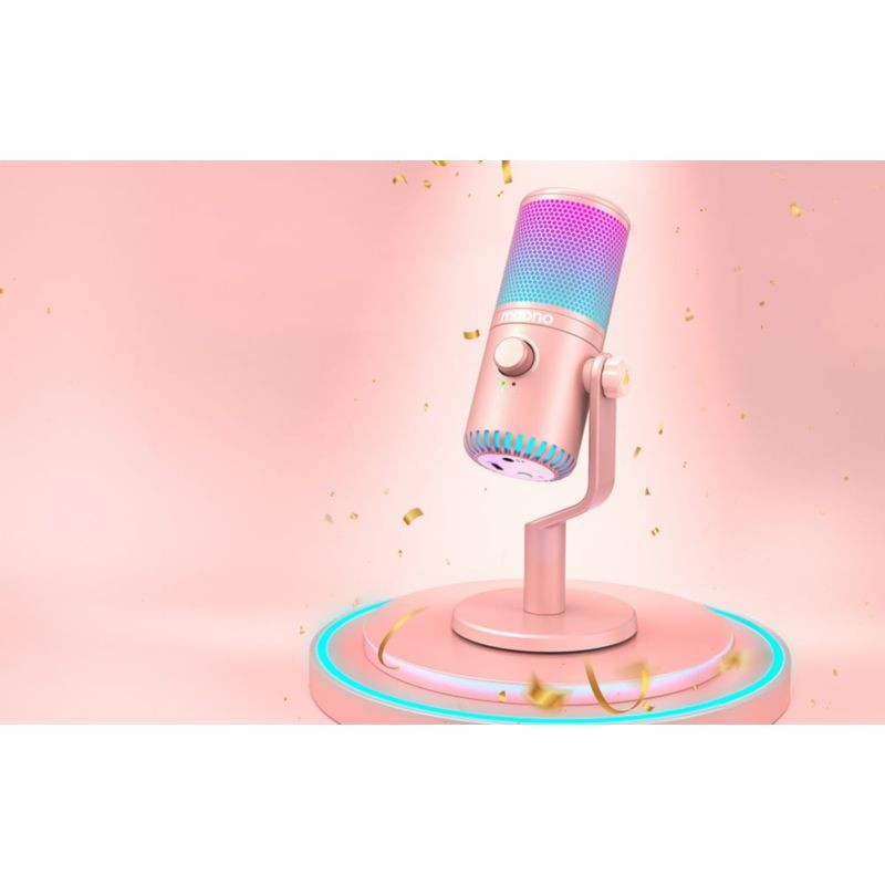 Maono DM30RGB Rosa - Micrófono USB para Grabación y Transmisión en PC - Ítem3