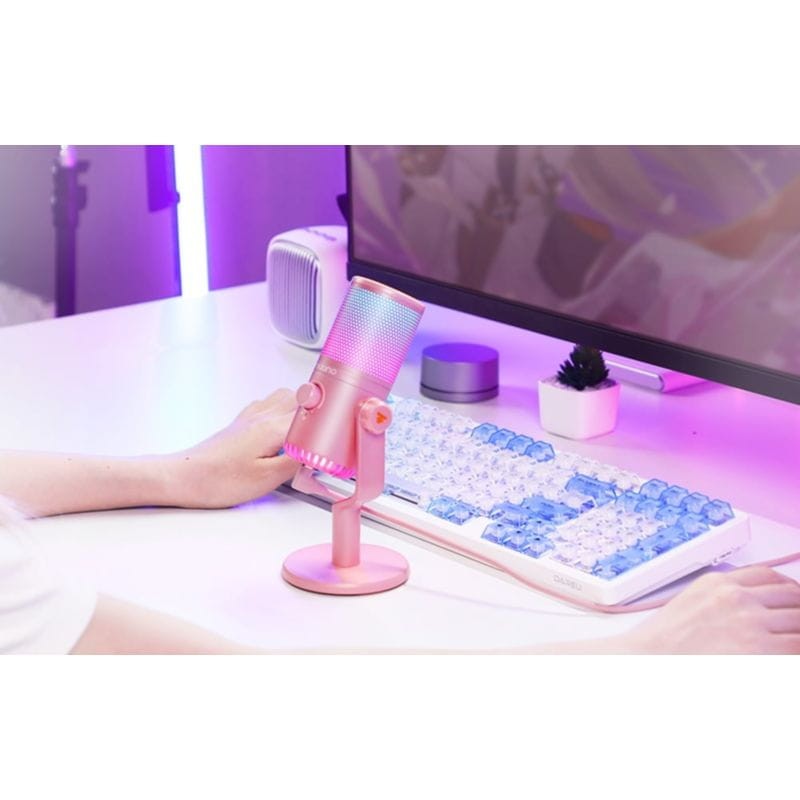 Maono DM30RGB Rosa - Micrófono USB para Grabación y Transmisión en PC - Ítem5