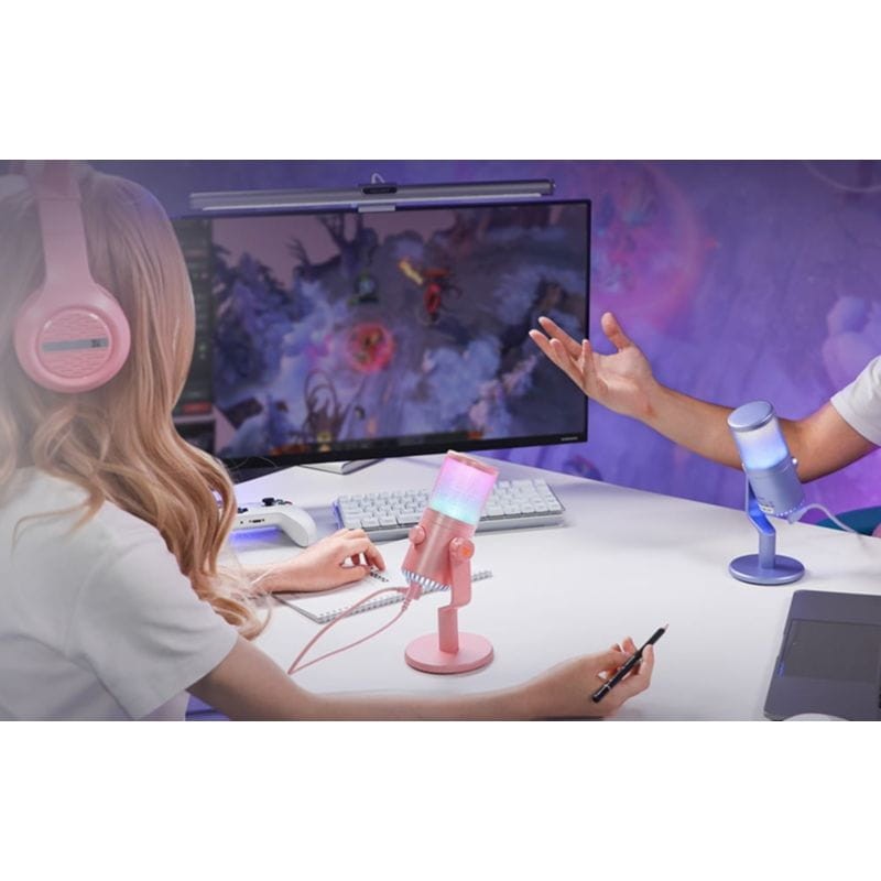Maono DM30RGB Rosa - Micrófono USB para Grabación y Transmisión en PC - Ítem7
