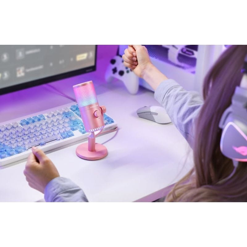 Maono DM30RGB Rosa - Micrófono USB para Grabación y Transmisión en PC - Ítem8