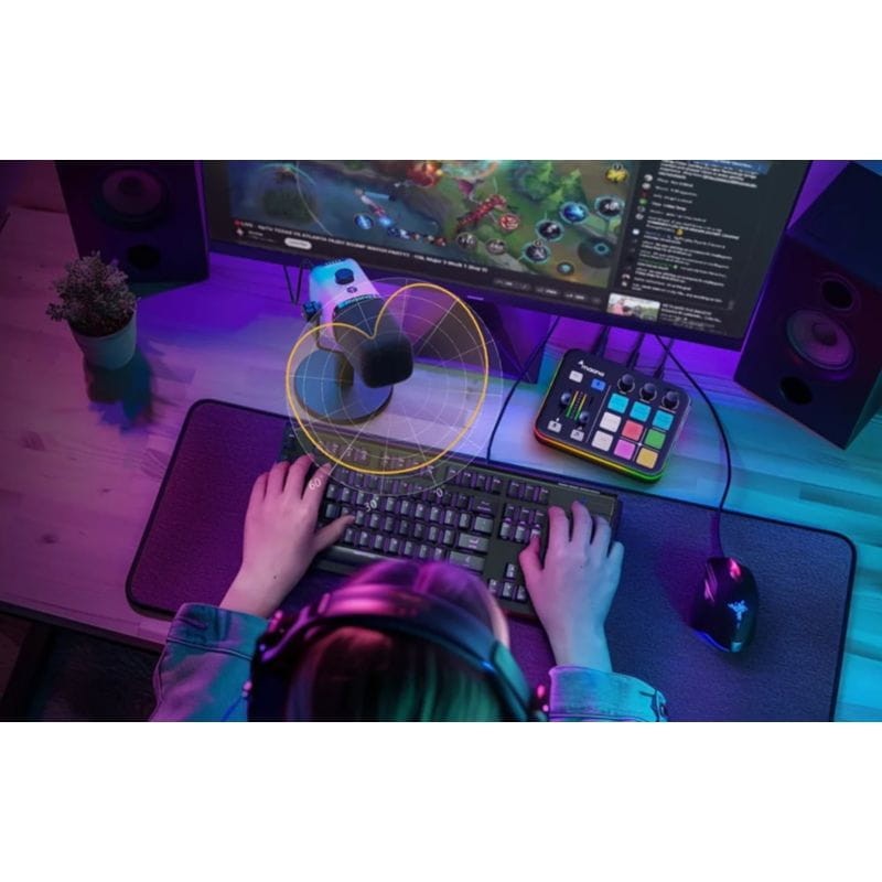 Maono PD100X RGB Noir - Microphone - Ítem3