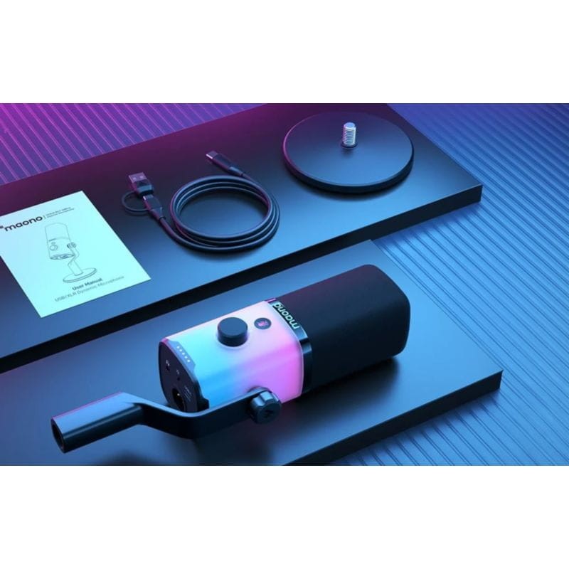 Maono PD100X RGB Noir - Microphone - Ítem5