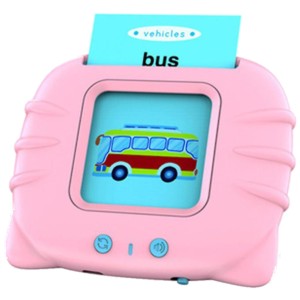 Máquina de Aprendizaje de Inglés para Niños con Tarjetas y Sonido Rosa