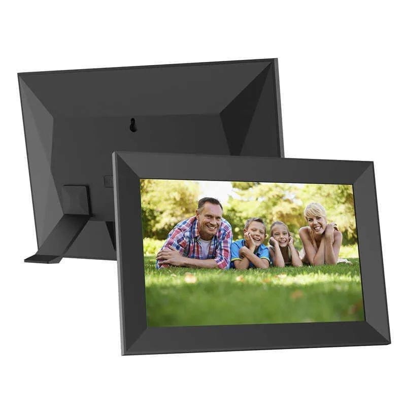 Cadre photo numérique avec WiFi écran tactile IPS HD 1280x800 de 10,1 pouces. Carte mémoire de 32 Go incluse - Couleur noire. - Ítem1