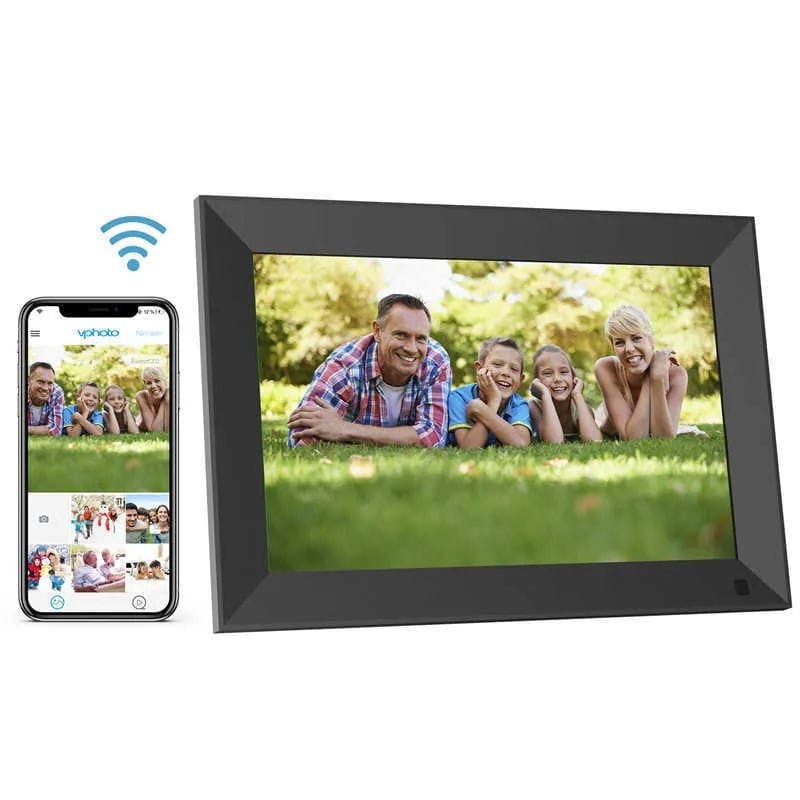 Cadre photo numérique avec WiFi écran tactile IPS HD 1280x800 de 10,1 pouces. Carte mémoire de 32 Go incluse - Couleur noire. - Ítem2
