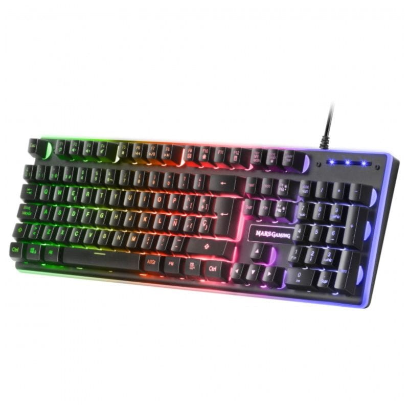 Kit de Teclado, Ratón y Alfombrilla XXL Mars Gaming MCPXBFR Negro - 10.000 DPI - Ítem1