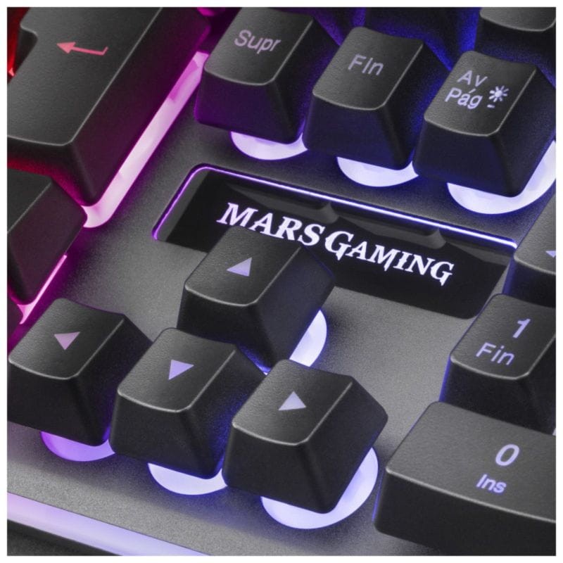 Kit de Teclado, Ratón y Alfombrilla XXL Mars Gaming MCPXBFR Negro - 10.000 DPI - Ítem5
