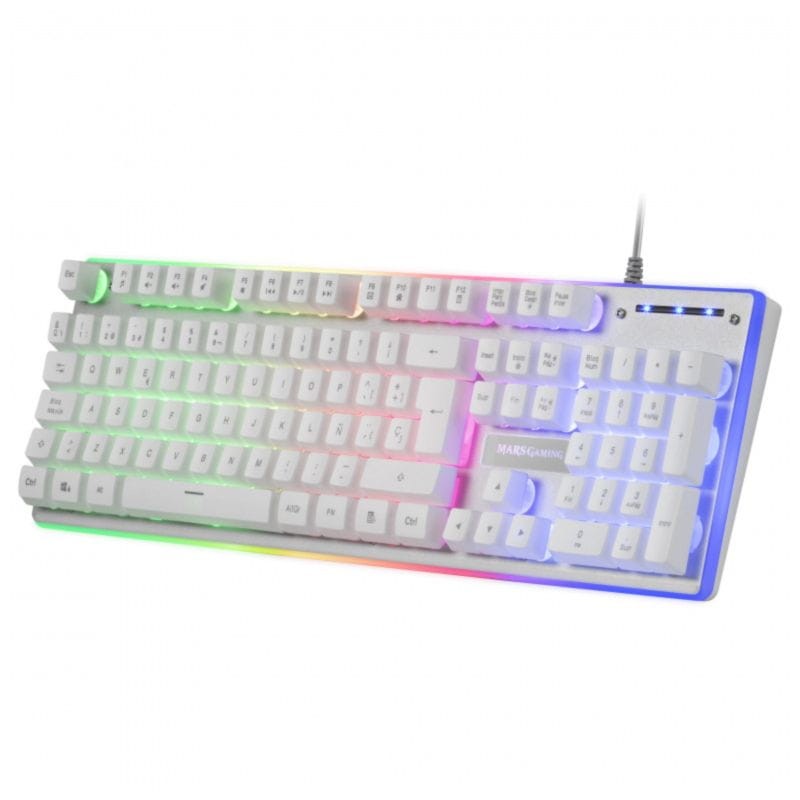 Kit Clavier, Souris et Tapis XXL Mars Gaming MCPXWPT Blanc - 10000 DPI - Ítem1