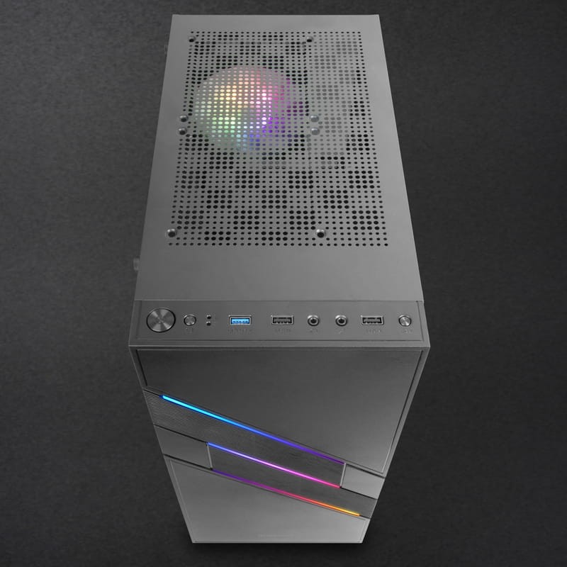 Mars Gaming MC-U3 Semitorre ARGB Cristal Templado Negro - Caja PC - Ítem3