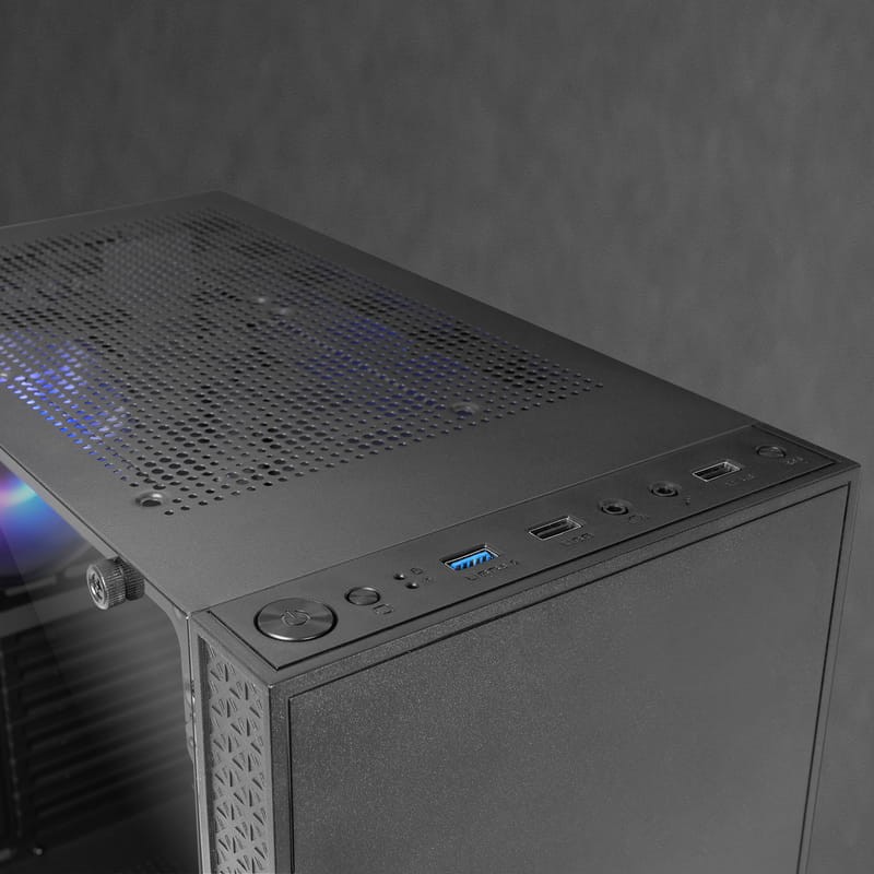 Mars Gaming MC-U3 Semitorre ARGB Cristal Templado Negro - Caja PC - Ítem4