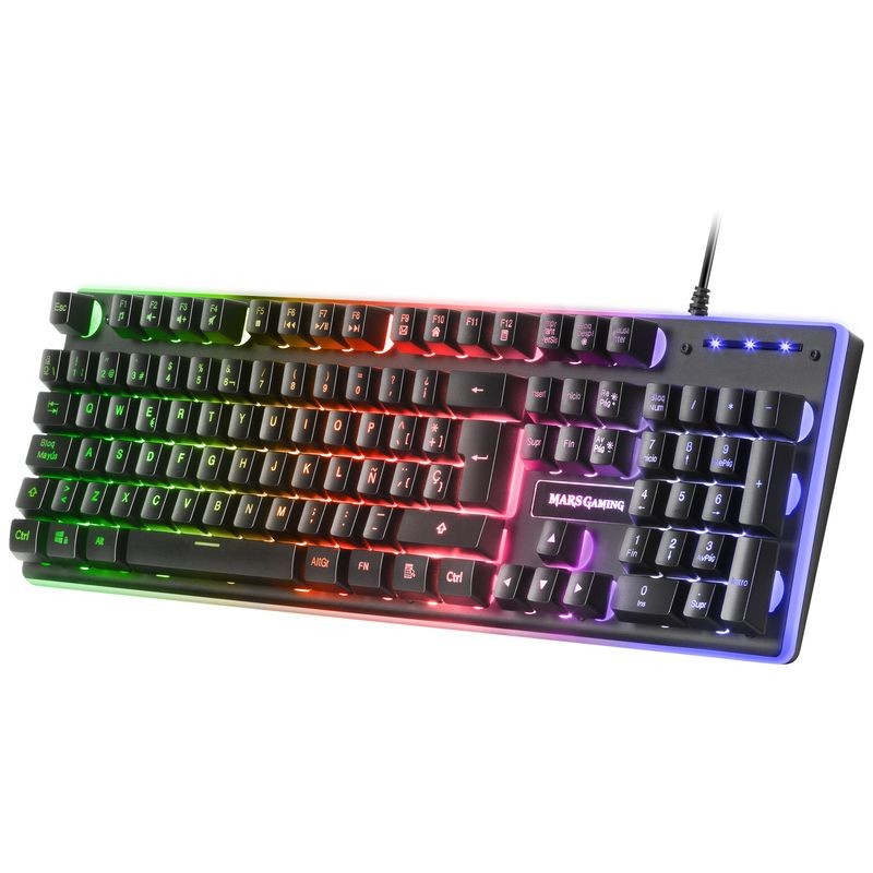 Kit de teclado, ratón, alfombrilla y auriculares Mars Gaming MCPXWES - RGB  - Compatibilidad multiplataforma
