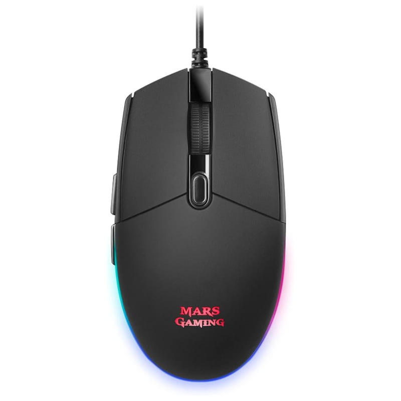 Teclado com fio e Rato Mars Gaming MCPTKLES RGB 3200DPI Design TKL Espanhol USB - Item2