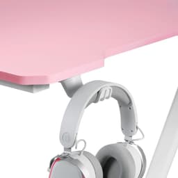 Mesa de jogo Mars Gaming MGD 100 RGB - Rosa Suporte para fone de ouvido