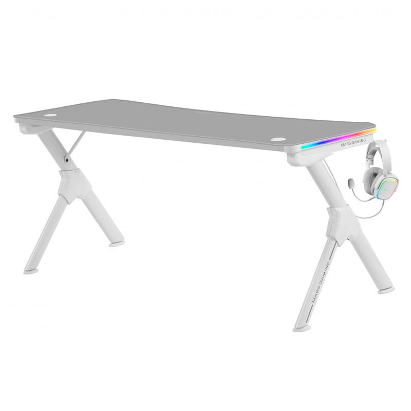 Mars Gaming MGDXLRGB Blanc - Table Gaming - Ítem1