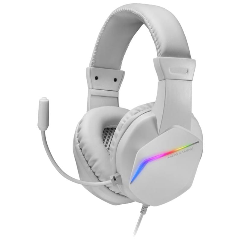 Mars Gaming MH122 FRGB Blanco - Auriculares Gaming - Ítem