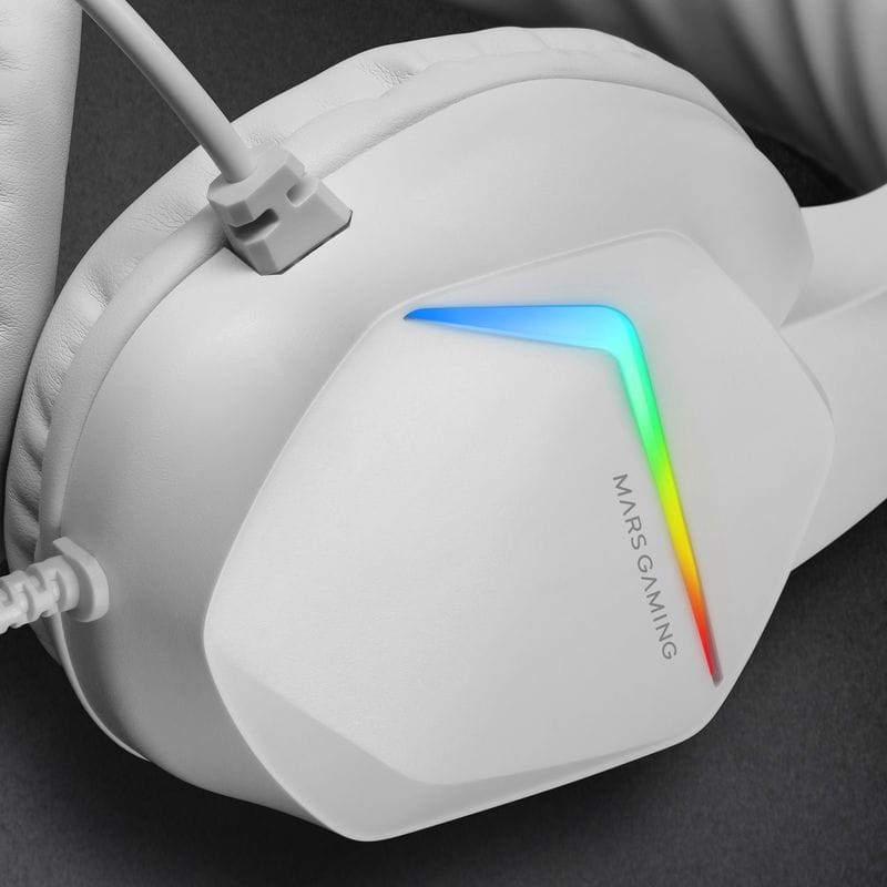 Mars Gaming MH122 FRGB Blanc - Casque de jeu - Ítem4