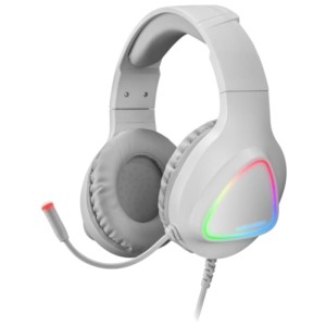 Mars Gaming MH222 RVB Blanc - Casque de jeu