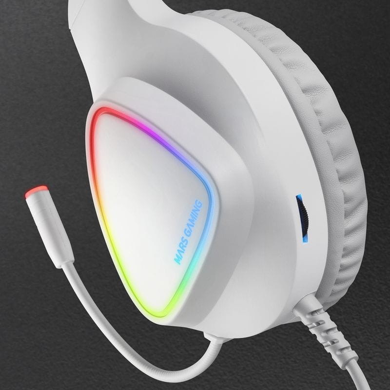Mars Gaming MH222 RVB Blanc - Casque de jeu - Ítem3