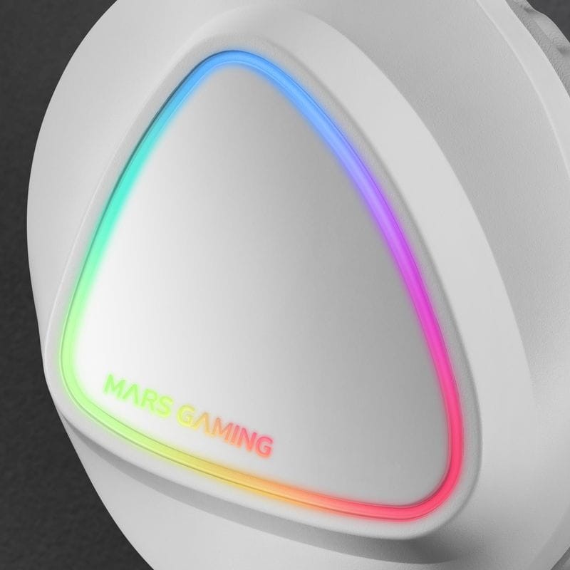 Mars Gaming MH222 RVB Blanc - Casque de jeu - Ítem4