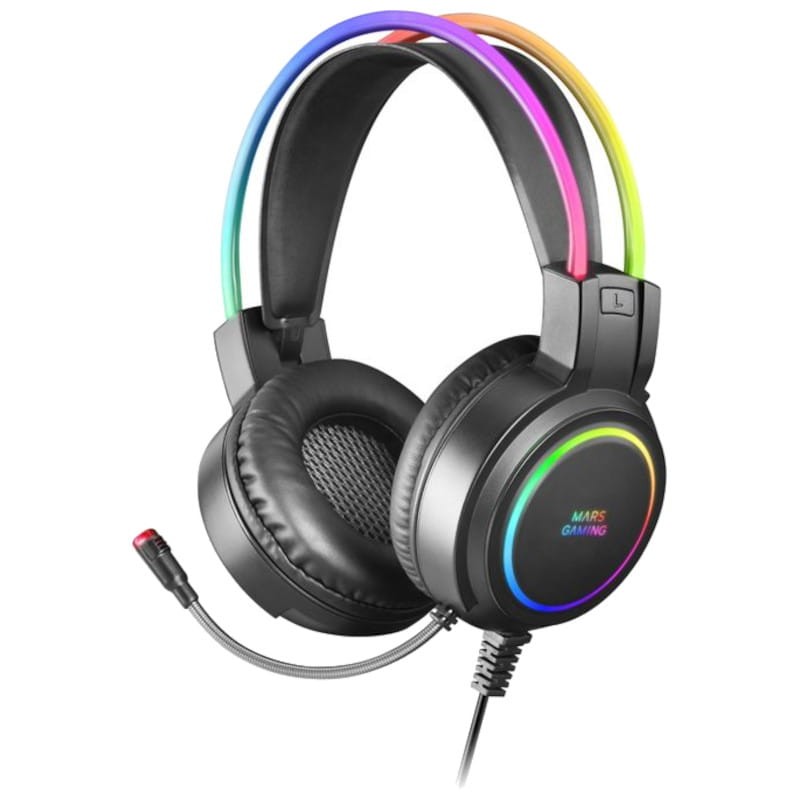 Mars Gaming MHRGB RGB Negro - Auriculares Gaming - Ítem
