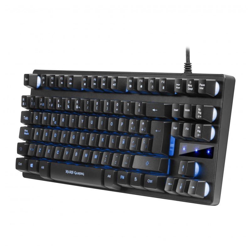 Teclado Híbrido Portugués Mars Gaming MKTKL USB RGB - Ítem2